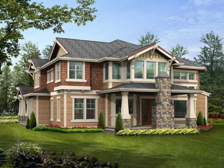 Northwest House Plan #341-00020 Elevation Photo