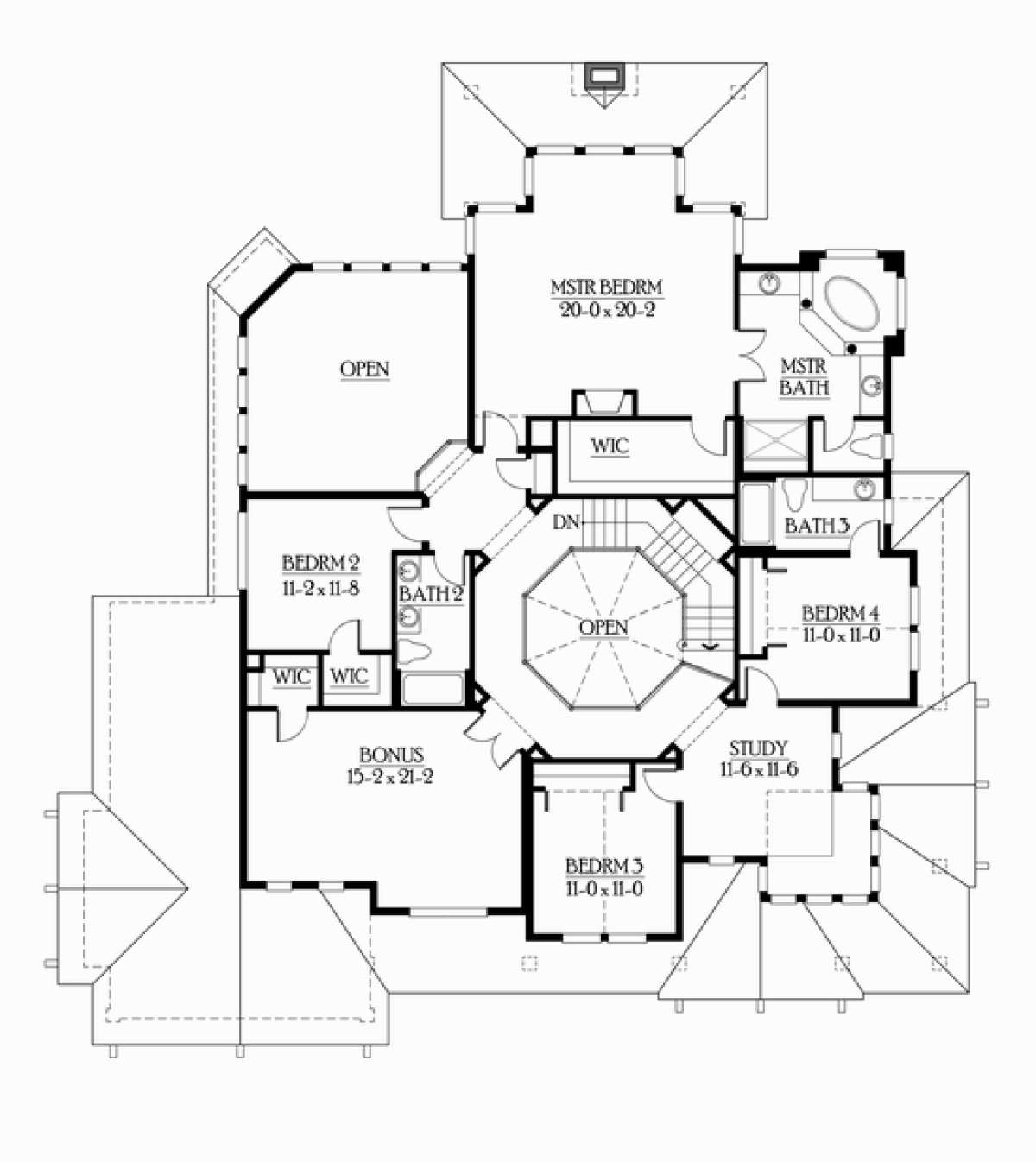Floorplan 2 for House Plan #341-00020