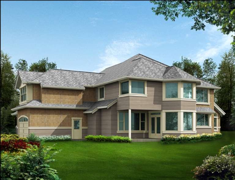 Craftsman House Plan #341-00021 Elevation Photo