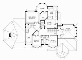 Floorplan 2 for House Plan #341-00021