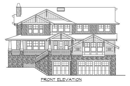 Country House Plan #341-00022 Elevation Photo