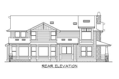 Country House Plan #341-00022 Elevation Photo