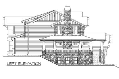 Country House Plan #341-00022 Elevation Photo