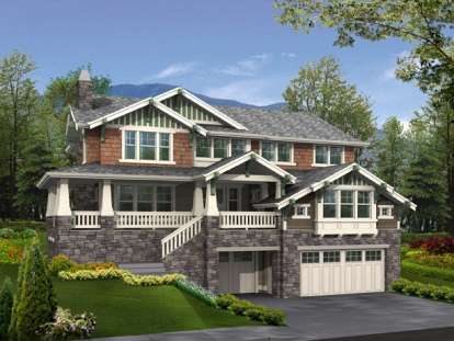Country House Plan #341-00022 Elevation Photo