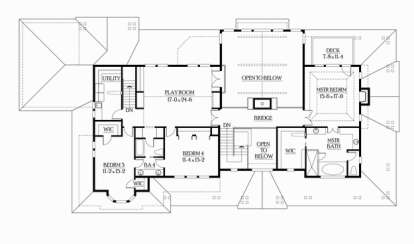 Floorplan 2 for House Plan #341-00023