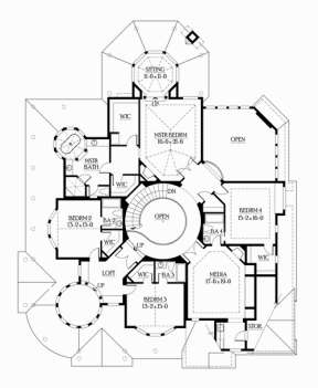 Floorplan 2 for House Plan #341-00025