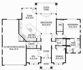 Main Floor for House Plan #341-00029