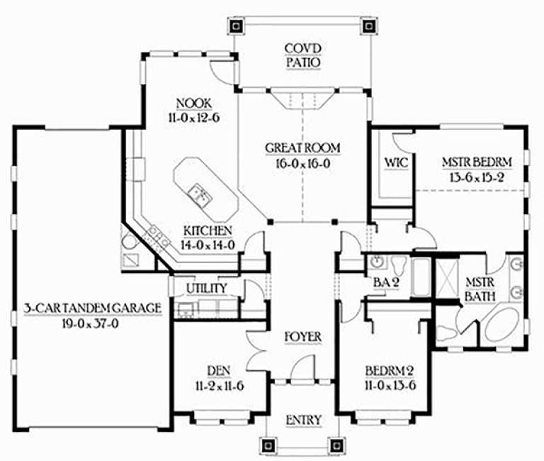 House Plan House Plan #5902 Drawing 1
