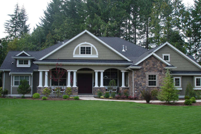 Bungalow House Plan #341-00031 Elevation Photo