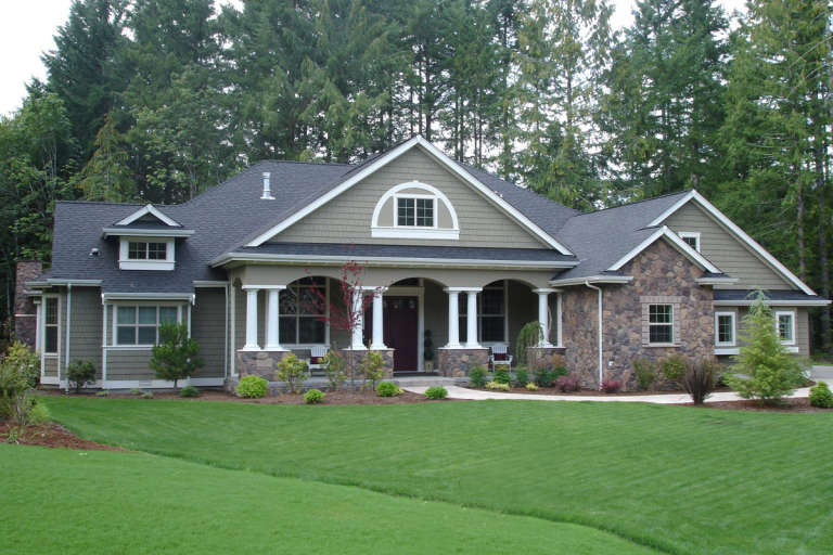 Bungalow House Plan #341-00031 Elevation Photo