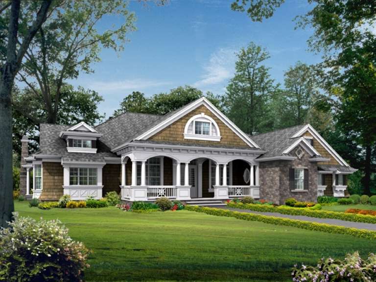 Bungalow House Plan #341-00031 Elevation Photo
