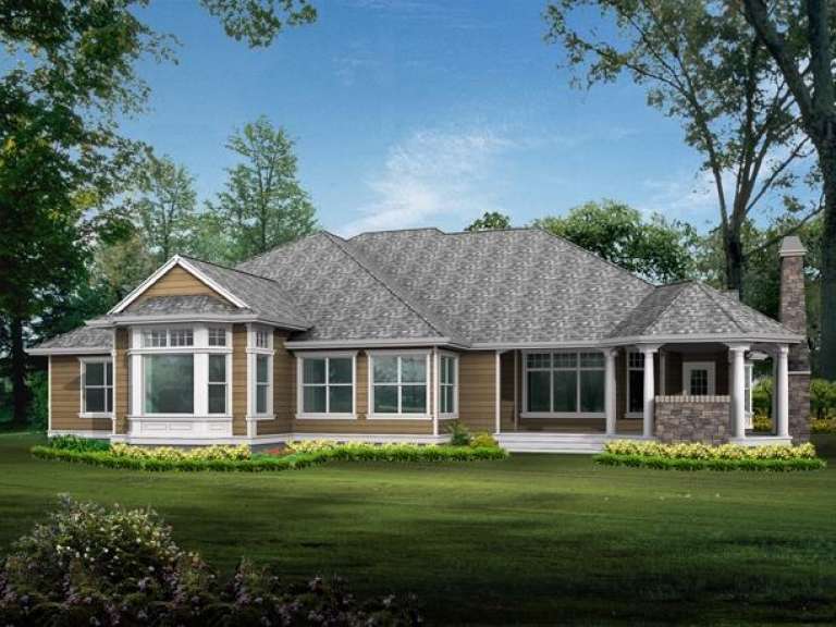 Bungalow House Plan #341-00031 Elevation Photo