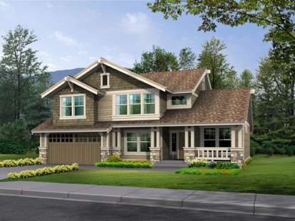 3 Bed, 2 Bath, 2407 Square Foot House Plan - #341-00034