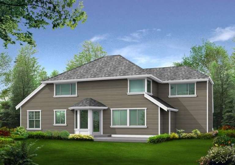 Craftsman House Plan #341-00035 Elevation Photo