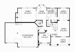 Floorplan 1 for House Plan #341-00035