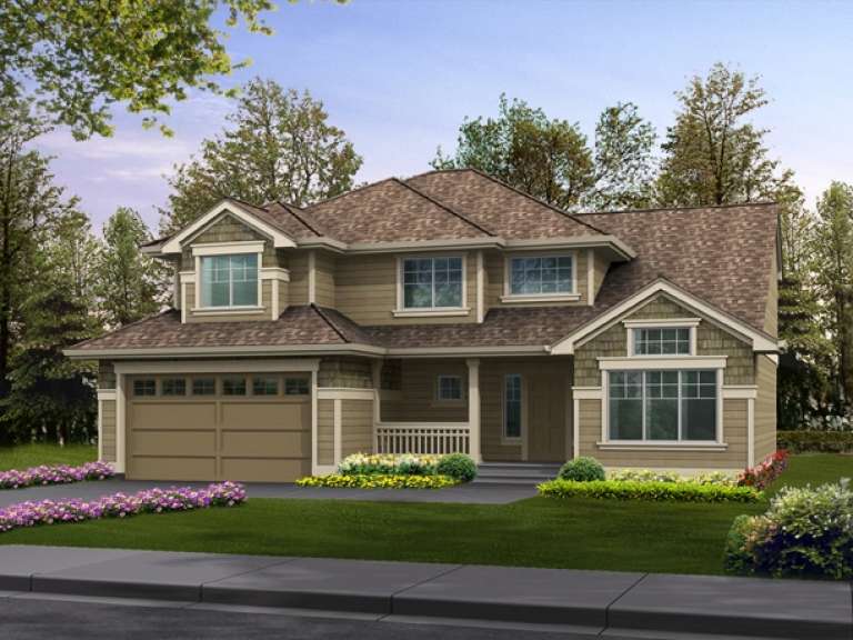 House Plan House Plan #5911 Front Elevation