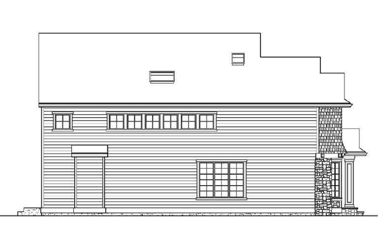 Craftsman House Plan #341-00039 Elevation Photo