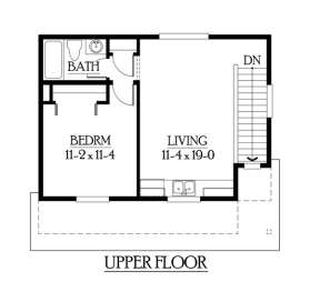 Floorplan 2 for House Plan #341-00040