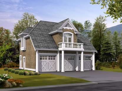 Northwest House Plan #341-00041 Elevation Photo