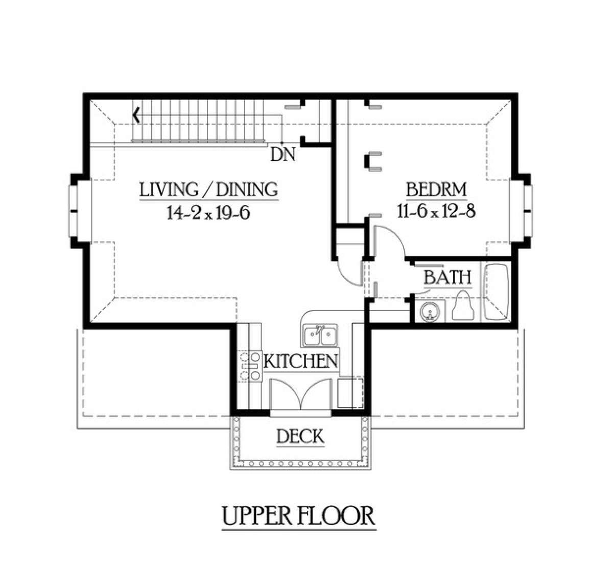 Floorplan 2 for House Plan #341-00041
