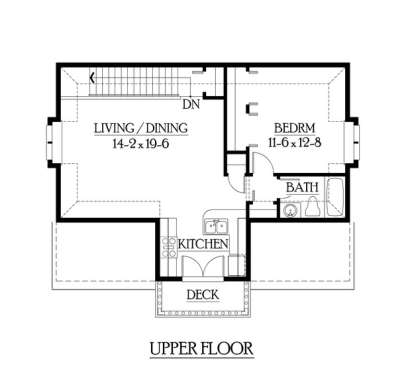 Floorplan 2 for House Plan #341-00041