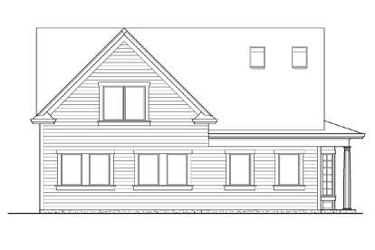 Cabin House Plan #341-00043 Elevation Photo