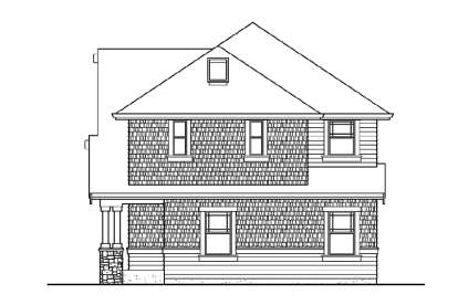 Craftsman House Plan #341-00044 Elevation Photo