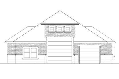 Craftsman House Plan #341-00045 Elevation Photo