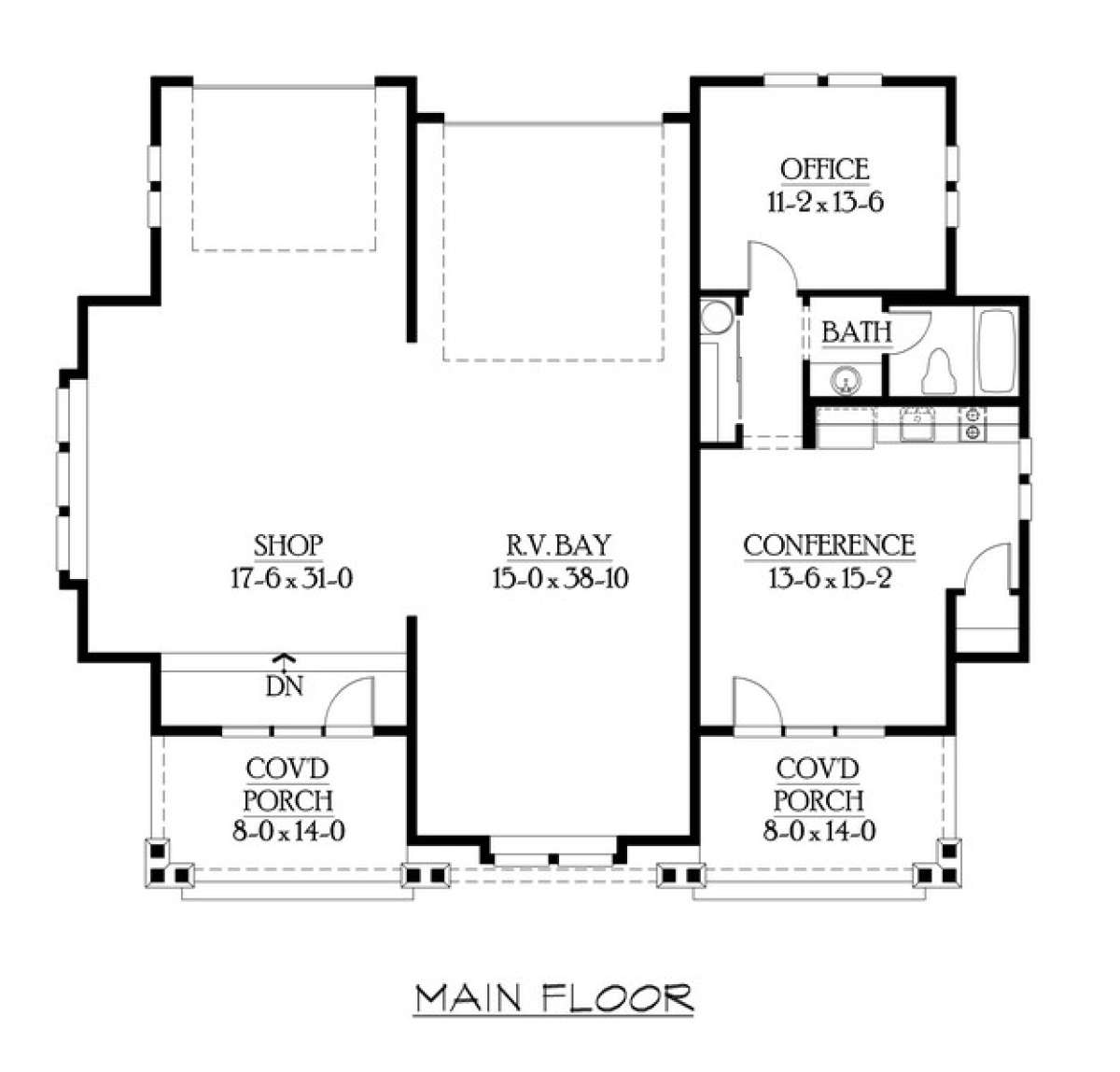 Floorplan 1 for House Plan #341-00045