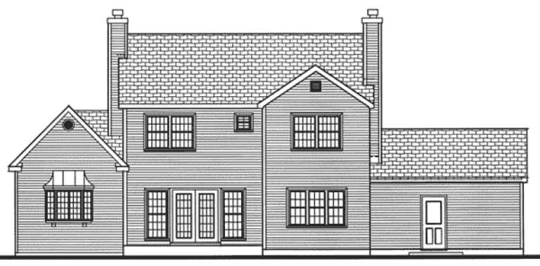 Country House Plan #033-00119 Elevation Photo