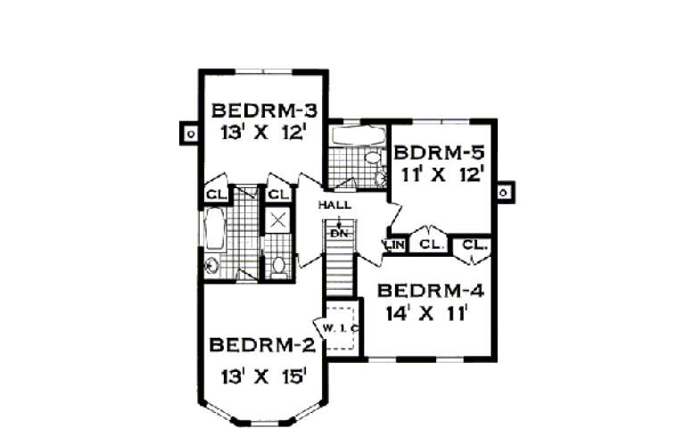 House Plan House Plan #592 Drawing 2