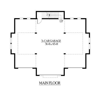 Floorplan 1 for House Plan #341-00046