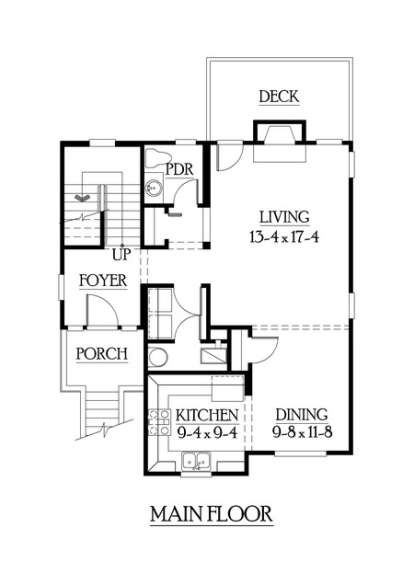 Floorplan 2 for House Plan #341-00047