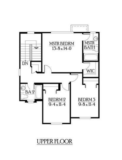 Floorplan 3 for House Plan #341-00048