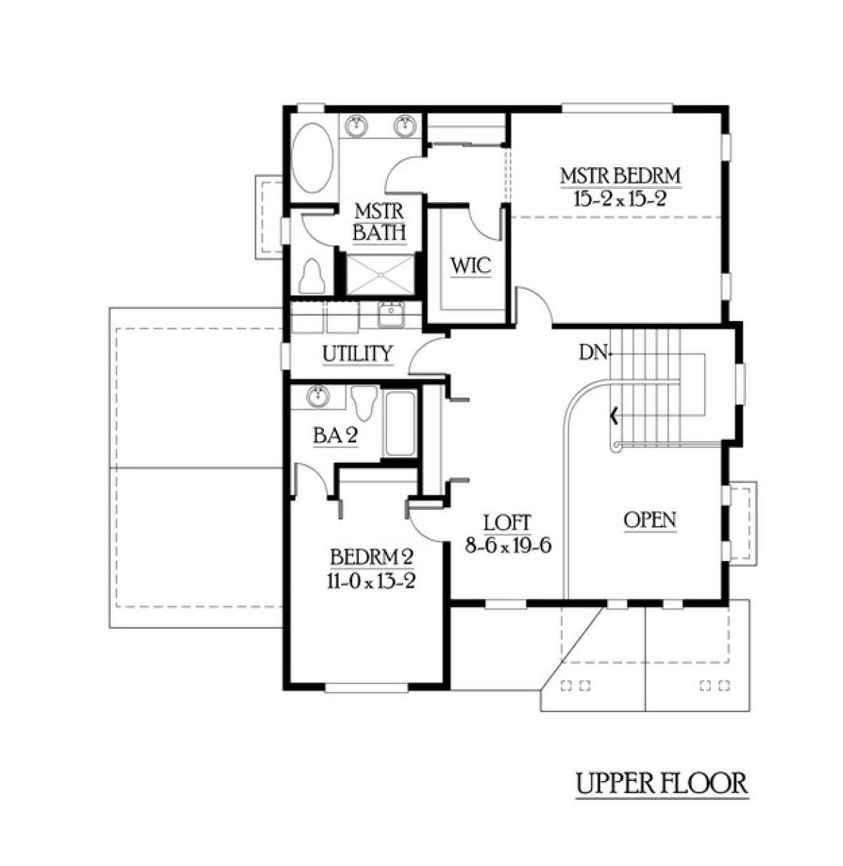 Floorplan 2 for House Plan #341-00050