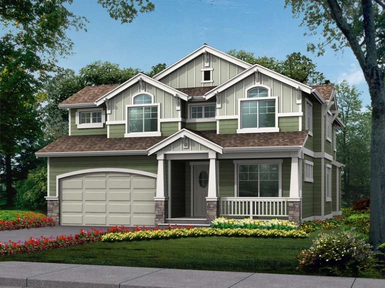 House Plan House Plan #5930 Front Elevation