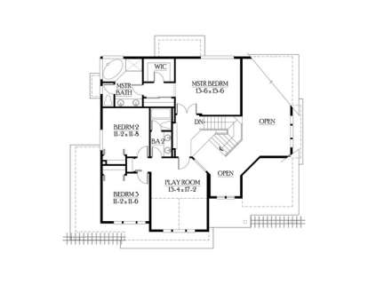 Floorplan 2 for House Plan #341-00057