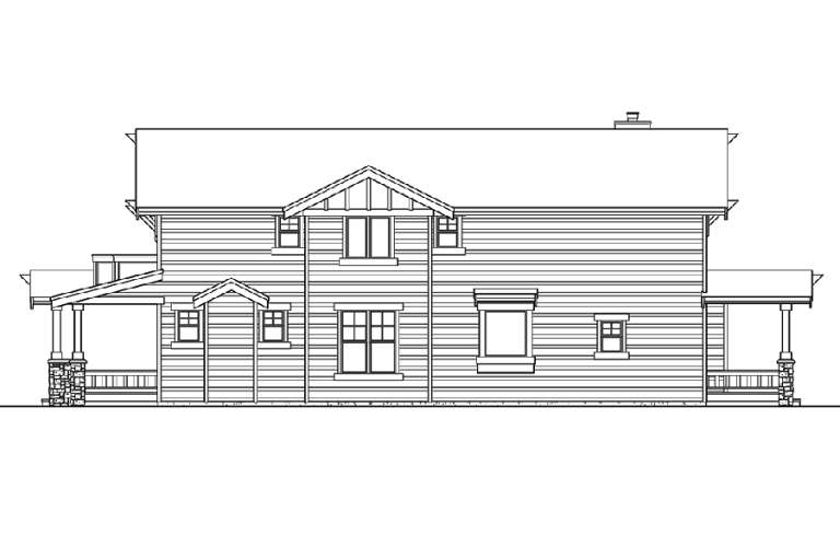 Bungalow House Plan #341-00059 Elevation Photo