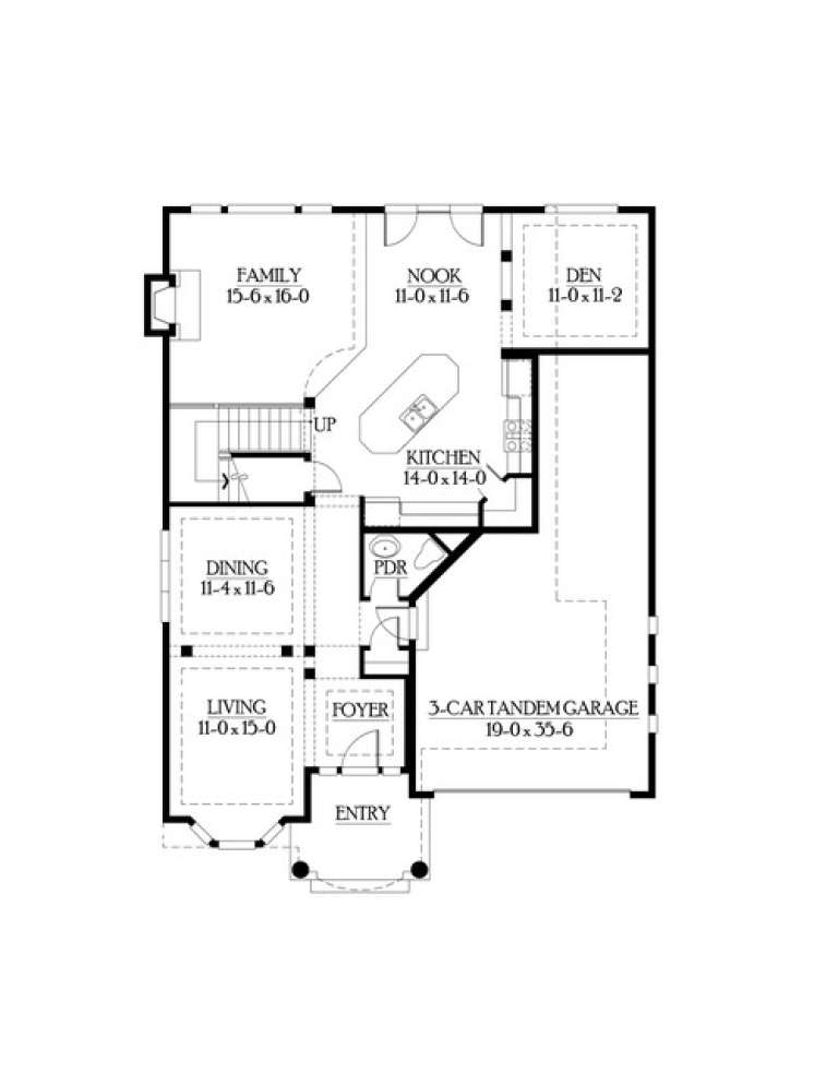 House Plan House Plan #5936 Drawing 1