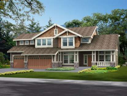 Country House Plan #341-00063 Elevation Photo