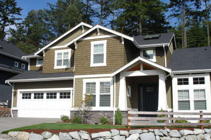 Mountain House Plan #341-00065 Elevation Photo