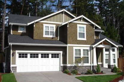 Mountain House Plan #341-00065 Elevation Photo