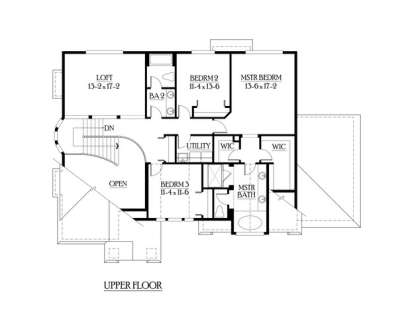 Floorplan 2 for House Plan #341-00069