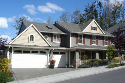 Craftsman House Plan #341-00071 Elevation Photo