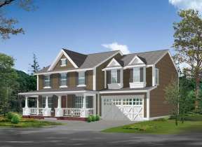 Craftsman House Plan #341-00072 Elevation Photo