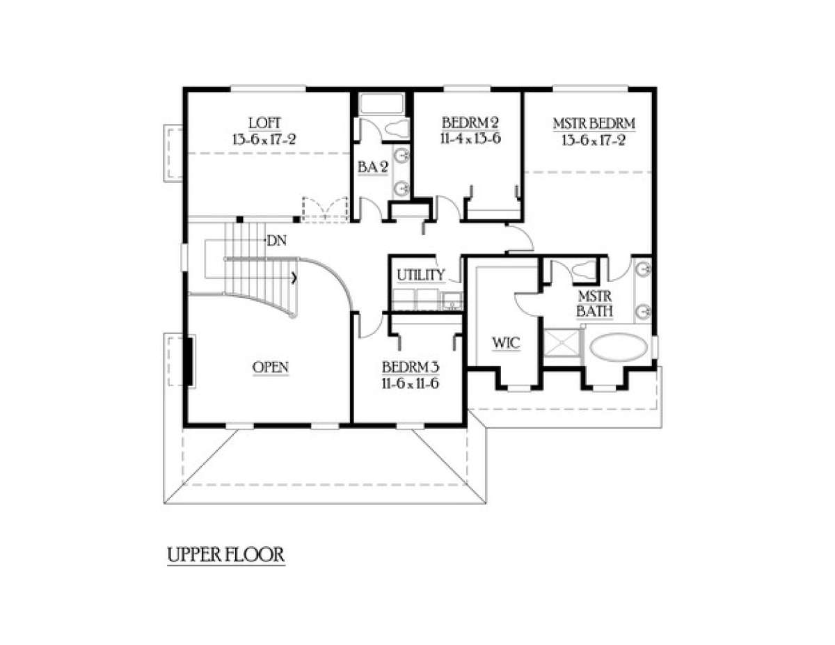 Floorplan 2 for House Plan #341-00072