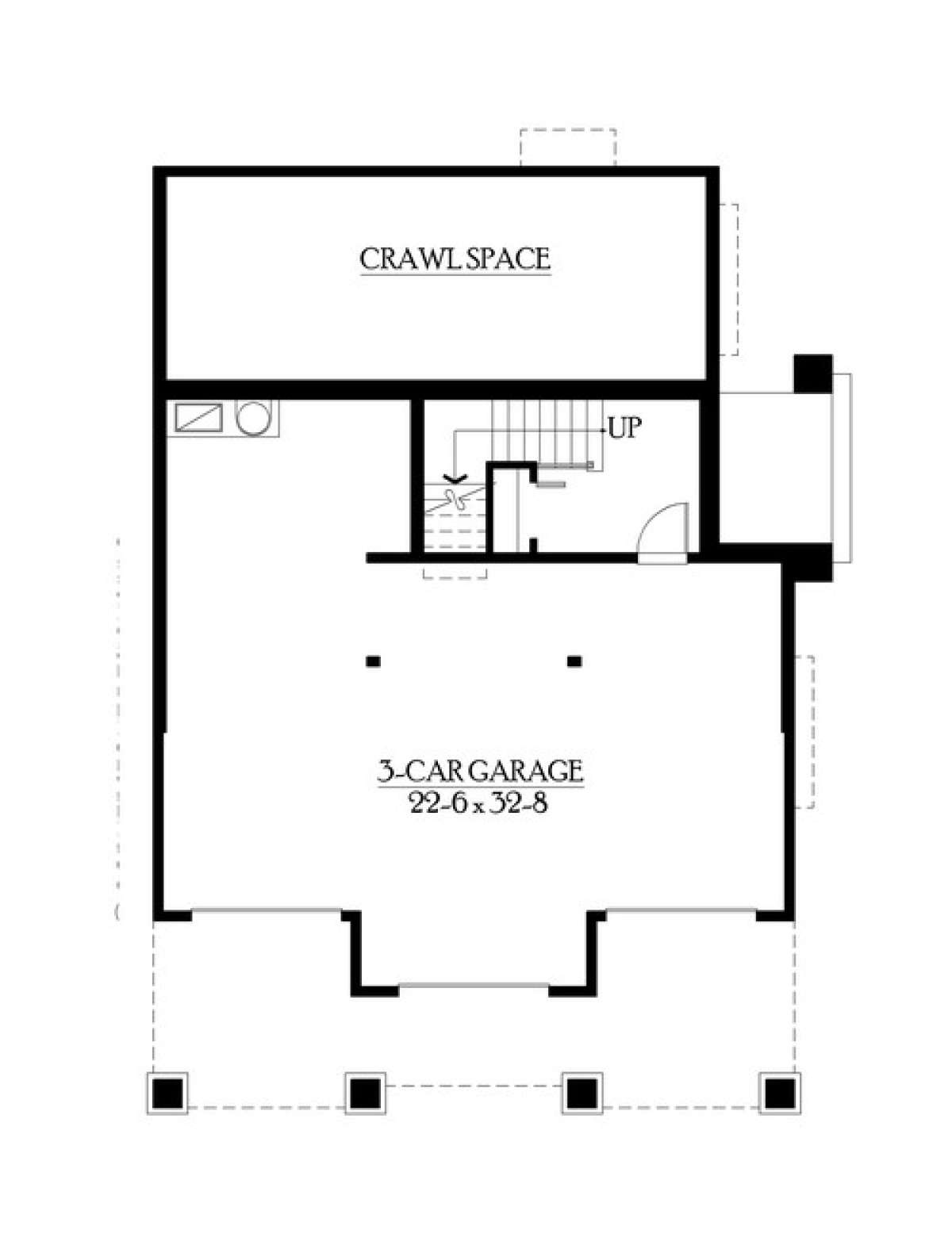 Floorplan 1 for House Plan #341-00073