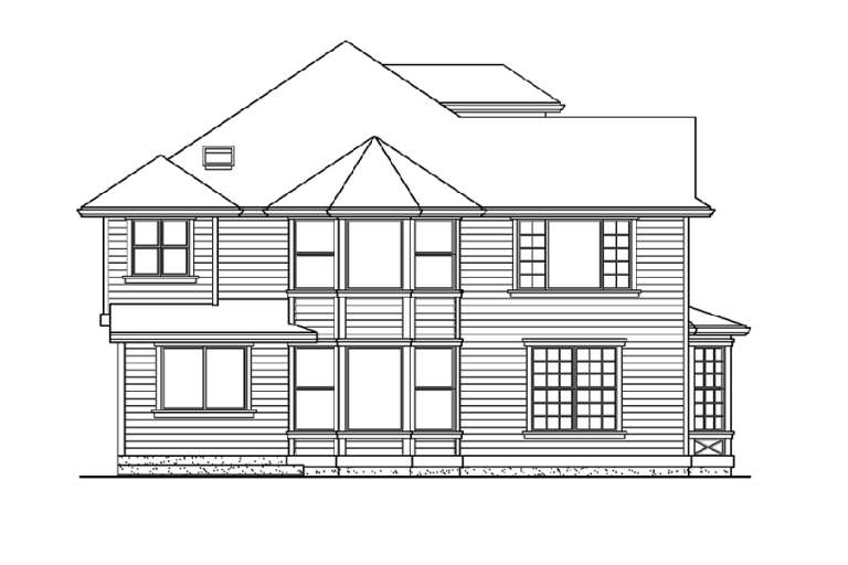 European House Plan #341-00075 Elevation Photo