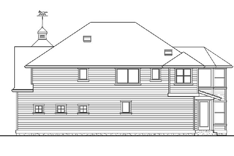 European House Plan #341-00075 Elevation Photo