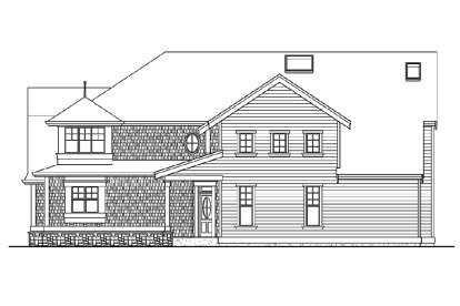 Northwest House Plan #341-00076 Elevation Photo